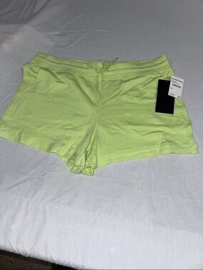 90 Degree By Reflex Lime Green Athletic Lounge Shorts